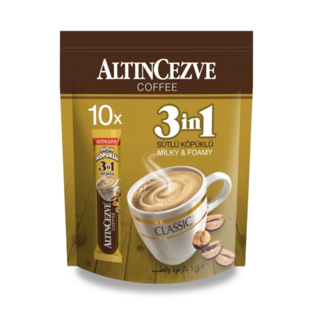 Altıncezve 3'ü 1 Arada Sütlü Köpüklü 10'lu Paket